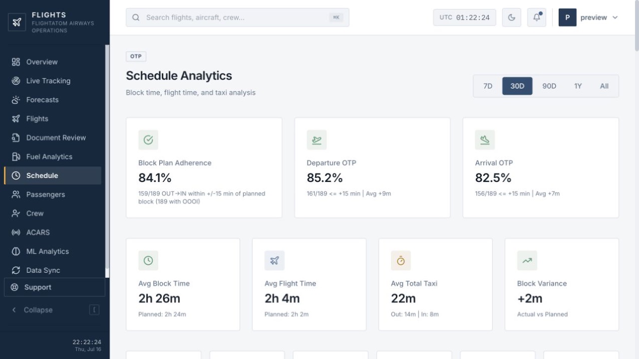 FlightAtom Flight Schedule & OTP screenshot